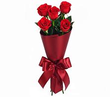 Букет 5 Красных роз Эдлесс Лав в Онеге