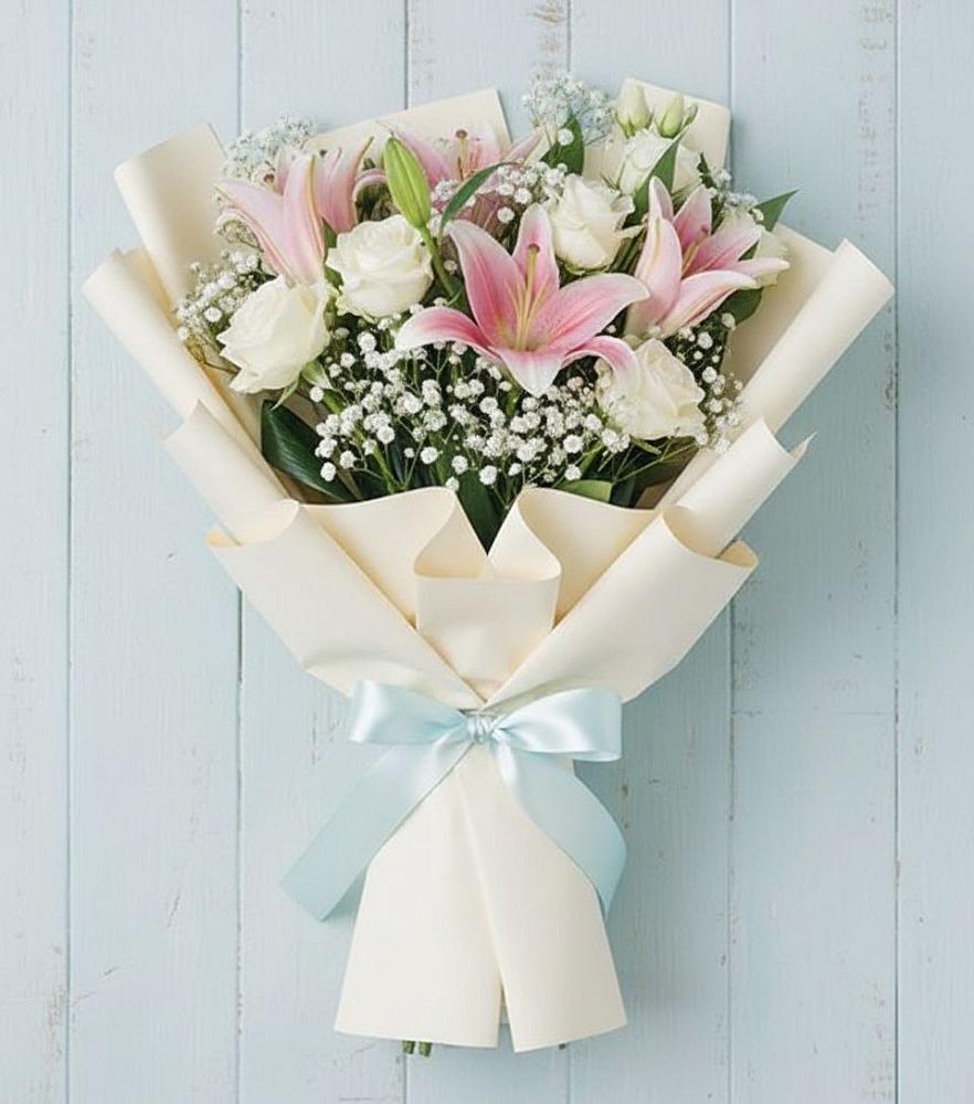 Букет цветов из: Лилии в Онеге