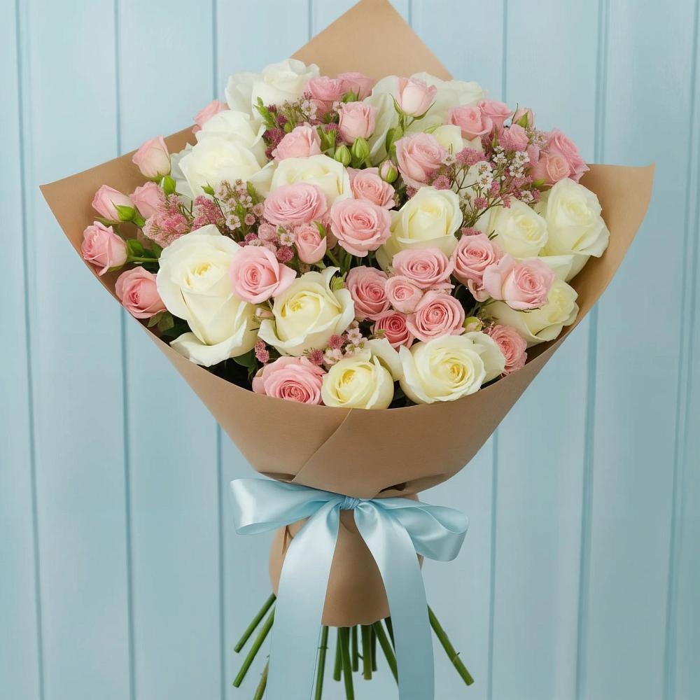 Букет цветов из: Розы в Онеге