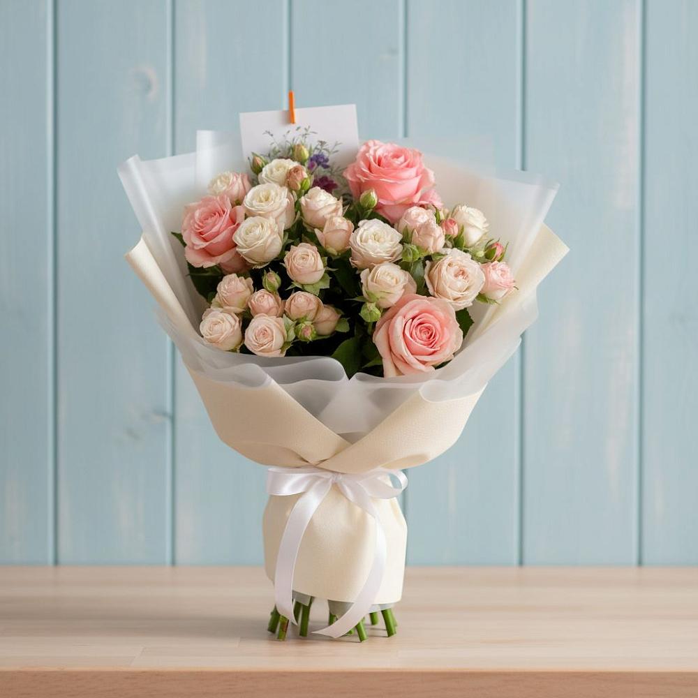 Букет цветов из: Розы в Онеге