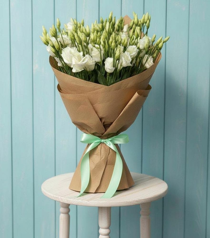 Букет цветов из: Лизиантусы в Онеге