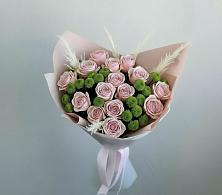 Букет цветов из:  Розы и Хризантемы в Онеге