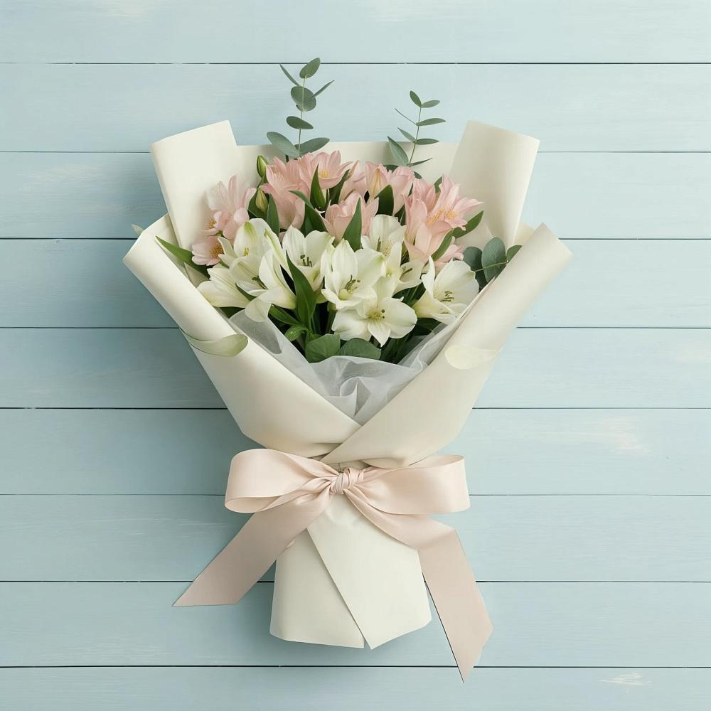 Букет цветов из: Альстромерии в Онеге