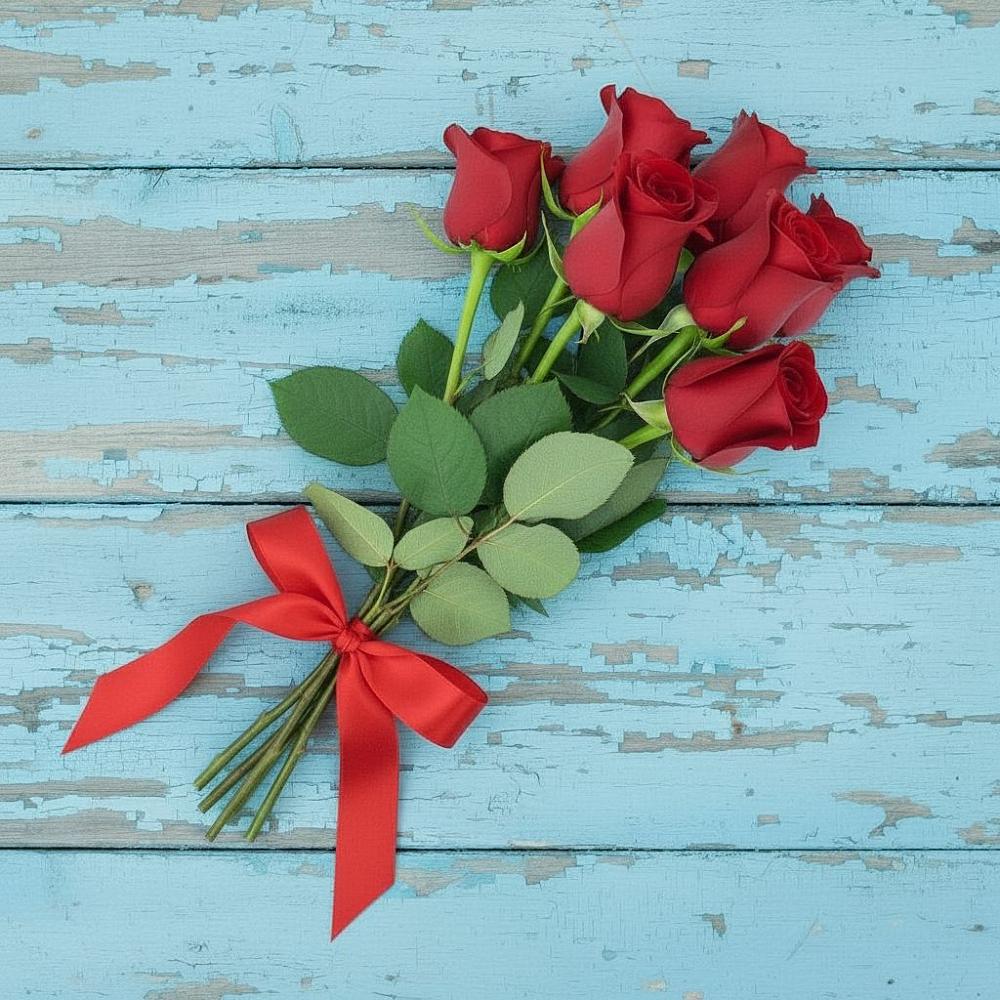 Букет Красные розы в Онеге